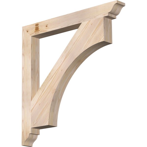 Ekena Millwork Westlake Traditional Smooth Bracket, Douglas Fir, 3 1/2"W x 34"D x 34"H BKT04X34X34WTL01SDF - main